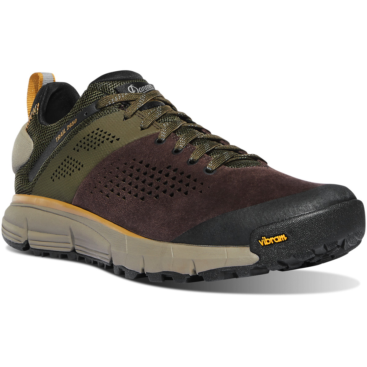 Danner Trail 2650 Dark Brown/Green Hiking Shoes Mens - South Africa 91467VDMQ